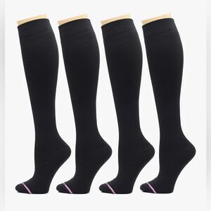 Women's Black Compression Socks, set of 2 pair